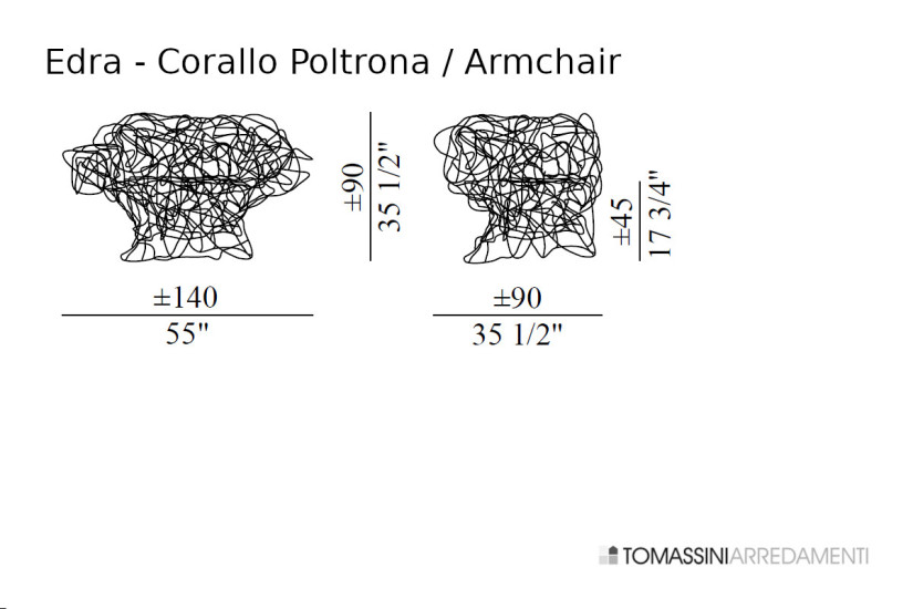 Corallo Armchair Edra - 7