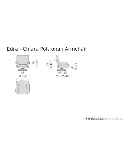 Chiara Armchair Edra - 7