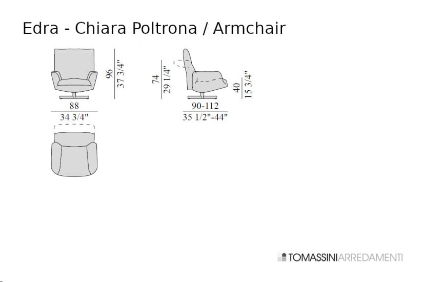 Chiara Armchair Edra - 7