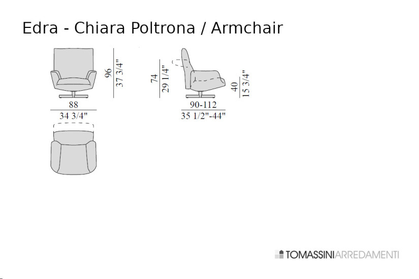 Poltrona Chiara Edra - 7