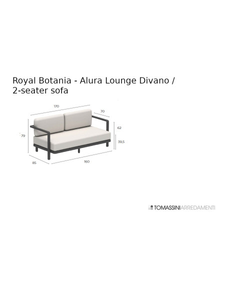Alura Lounge Outdoor Sofa Royal Botania - 5