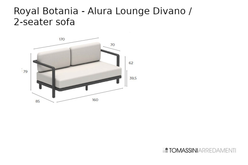 Divano Outdoor Alura Lounge Royal Botania - 5