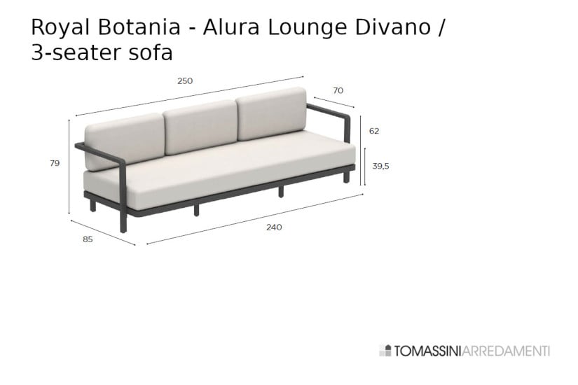 Canapé d'extérieur Alura Lounge Royal Botania - 6