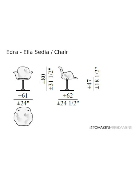 Sedia Ella Edra - 4