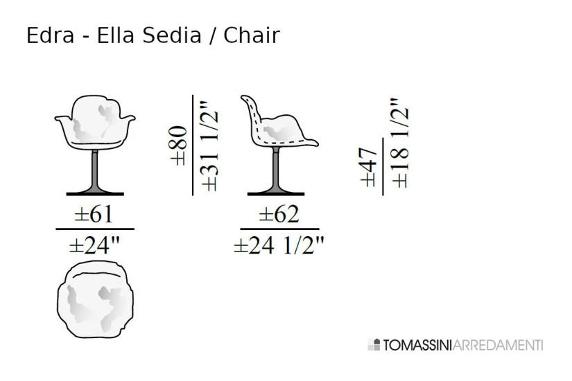 Sedia Ella Edra - 4