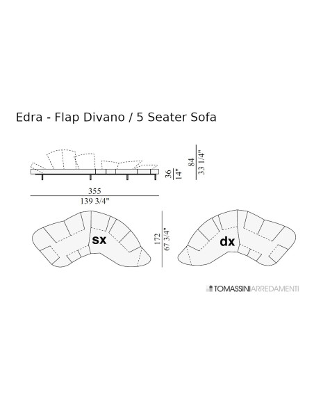 Canapé Flap Edra - 6