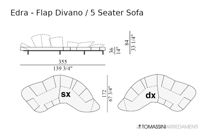 Divano Flap Edra - 6