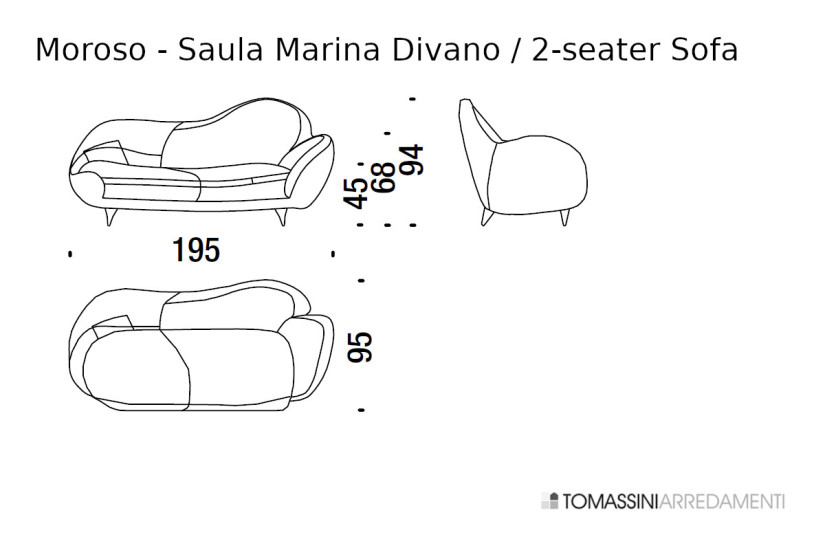 Divano Saula Marina Moroso - 9