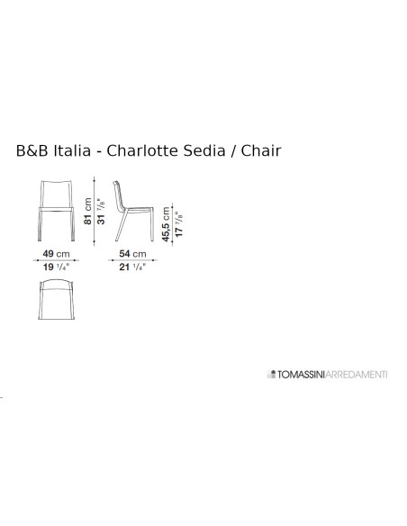 Sedia Charlotte B&B Italia - 4