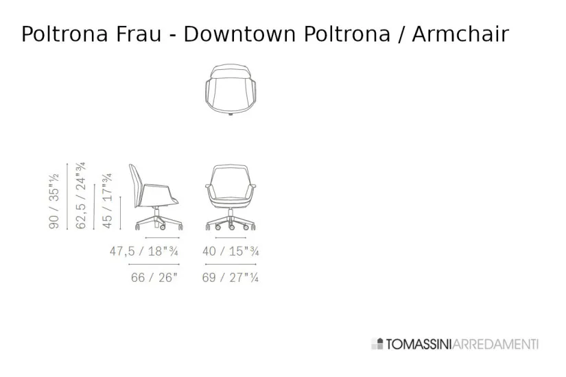 Downtown Armchair Poltrona Frau - 6