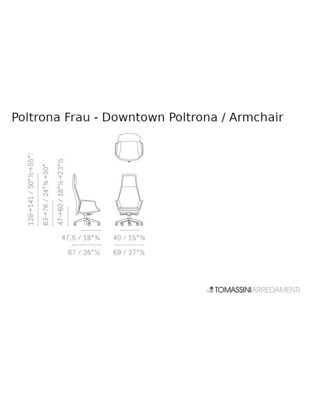 Downtown Armchair Poltrona Frau - 7