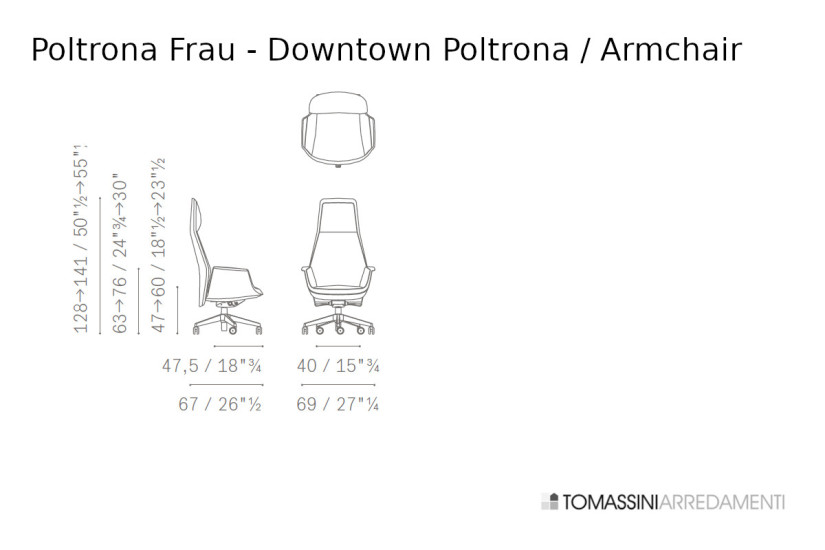 Downtown Armchair Poltrona Frau - 7