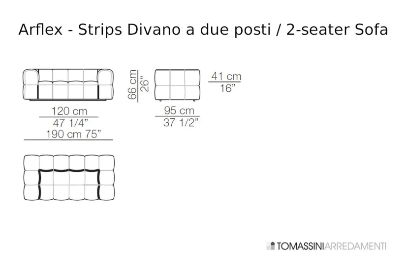 Strips Sofa Arflex - 6