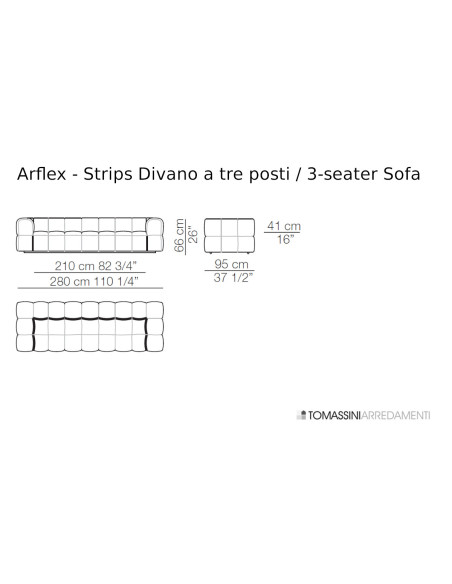 Divano Strips Arflex - 7