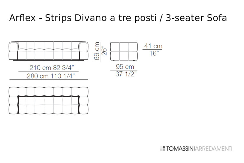 Divano Strips Arflex - 7
