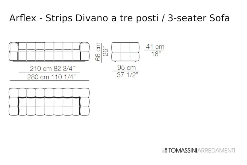Strips Sofa Arflex - 7