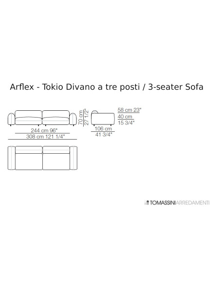 Canapé Tokio Arflex - 9
