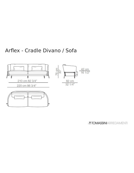 Canapé Cradle Arflex - 6