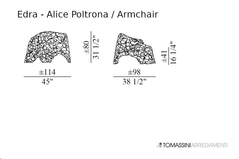 Fauteuil Alice Edra - 6