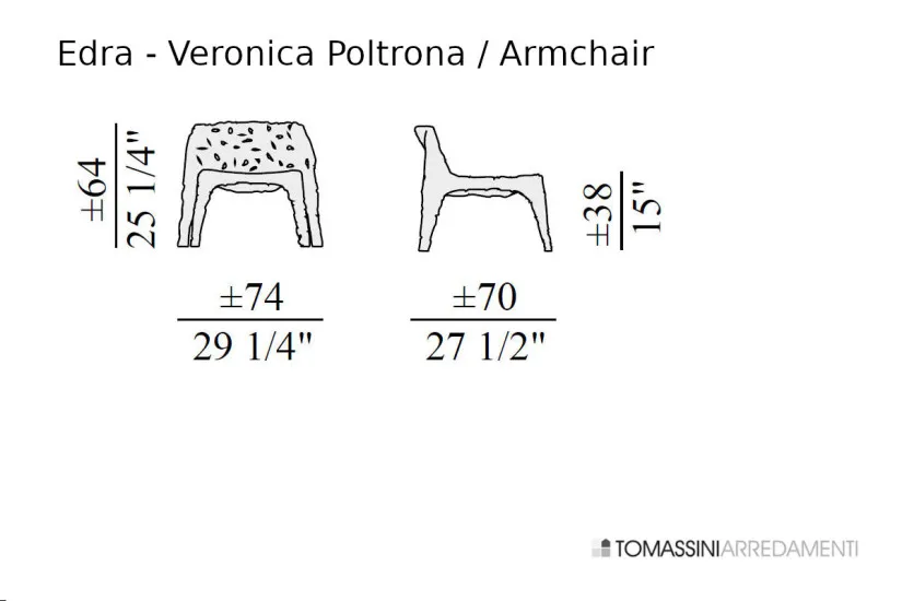 Poltrona Veronica Edra - 8