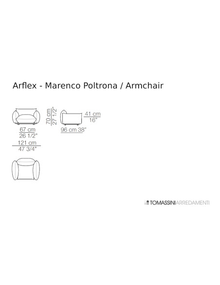 Fauteuil Marenco Arflex - 5