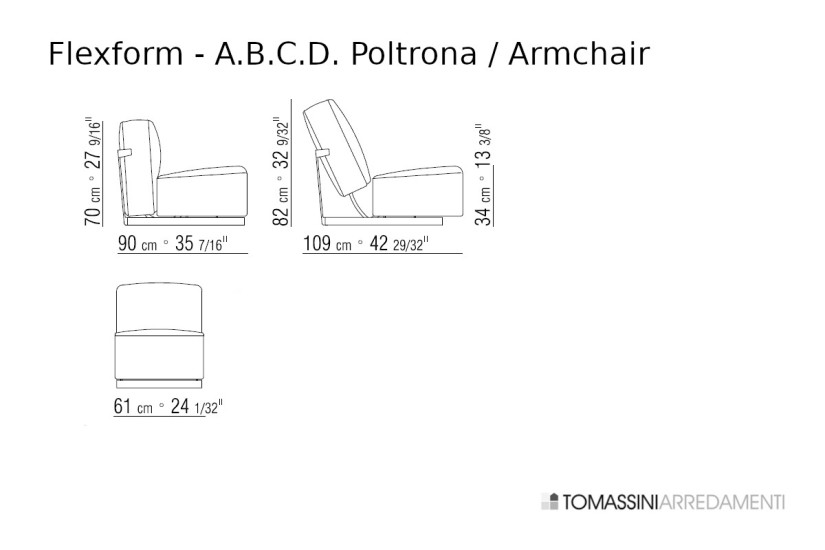 Poltrona A.B.C.D. Flexform - 6