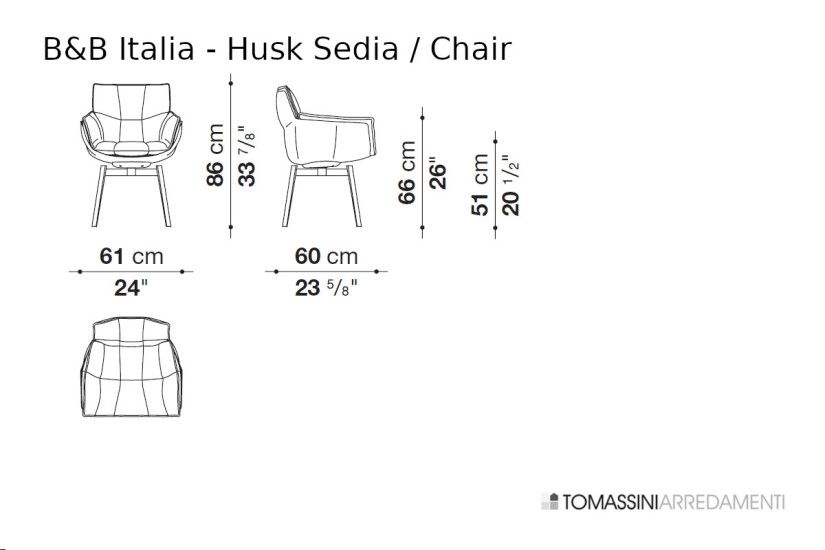 Husk Chair B&B Italia - 9