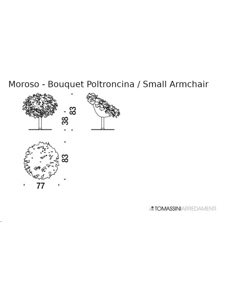 Petit Fauteuil Bouquet Moroso - 8