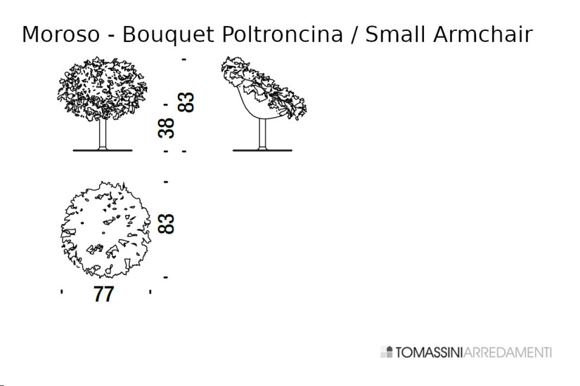 Petit Fauteuil Bouquet Moroso - 8