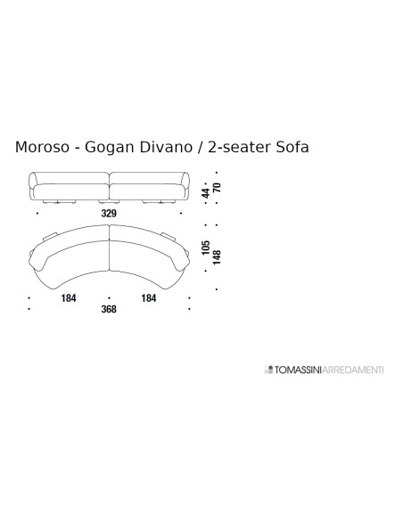 Canapé Gogan Moroso - 8