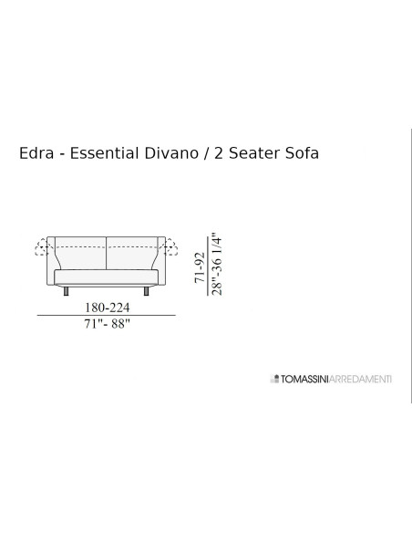 Divano Essential Edra - 7