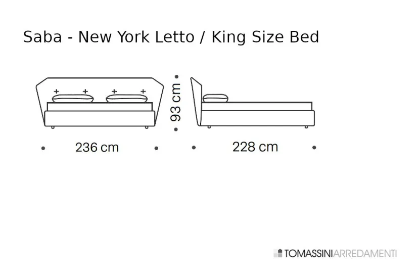 Letto New York Saba - 6