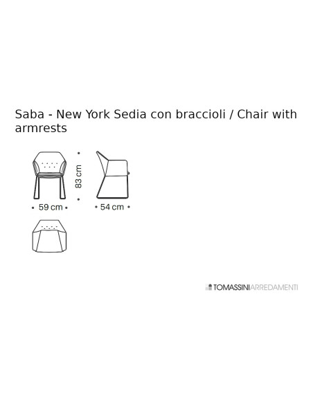 Chaise New York Saba - 8