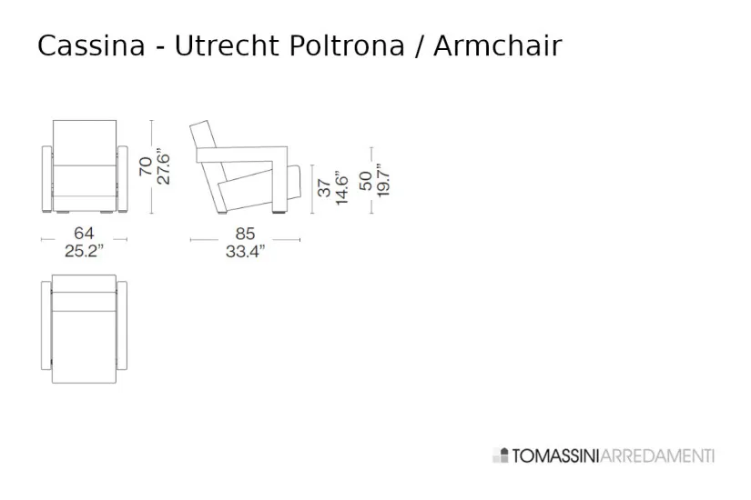 Utrecht Armchair Cassina - 7