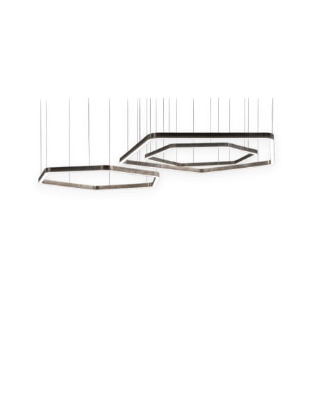 Henge Light Ring Horizontal Polygonal Suspension Lamp | Online Shop