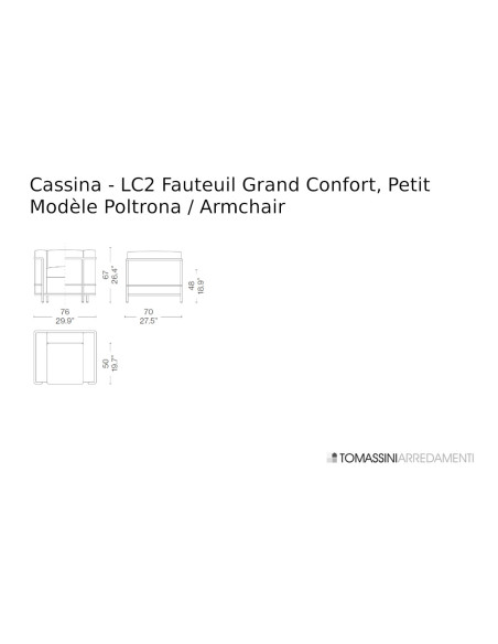 Fauteuil LC3 Grand Confort, Grand Modèle Cassina - 7