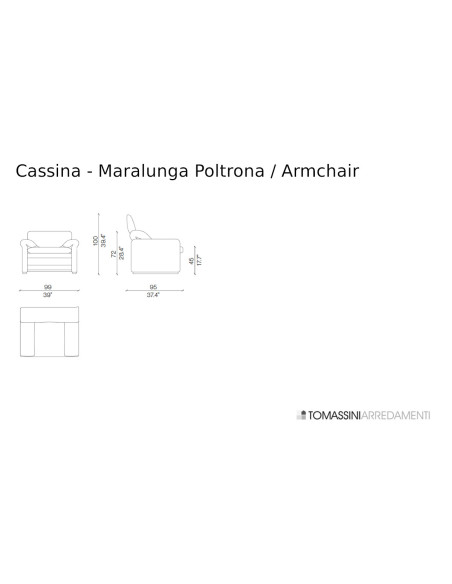 Fauteuil Maralunga Cassina - 9