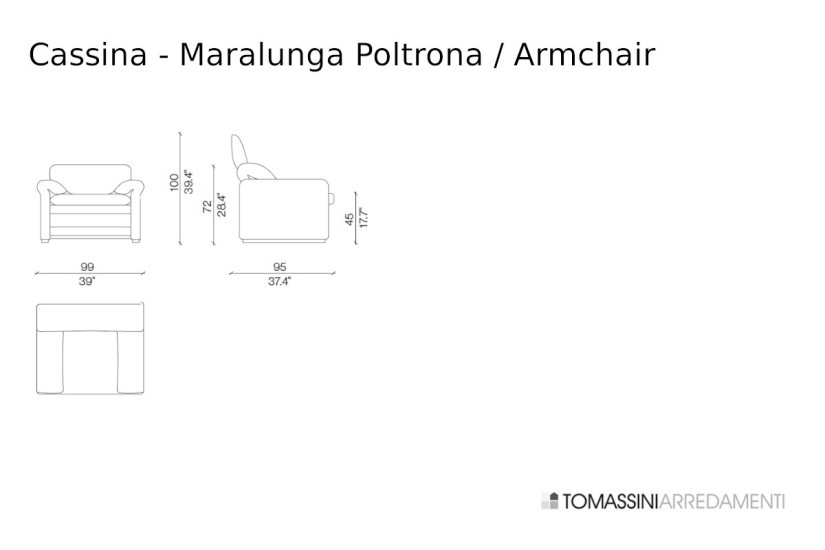 Poltrona Maralunga Cassina - 9