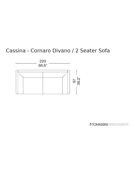 Canapé Cornaro Cassina - 7