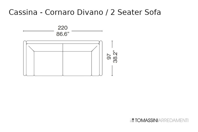 Canapé Cornaro Cassina - 7