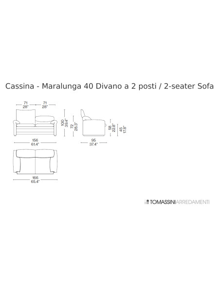Maralunga 40 Sofa Cassina - 8