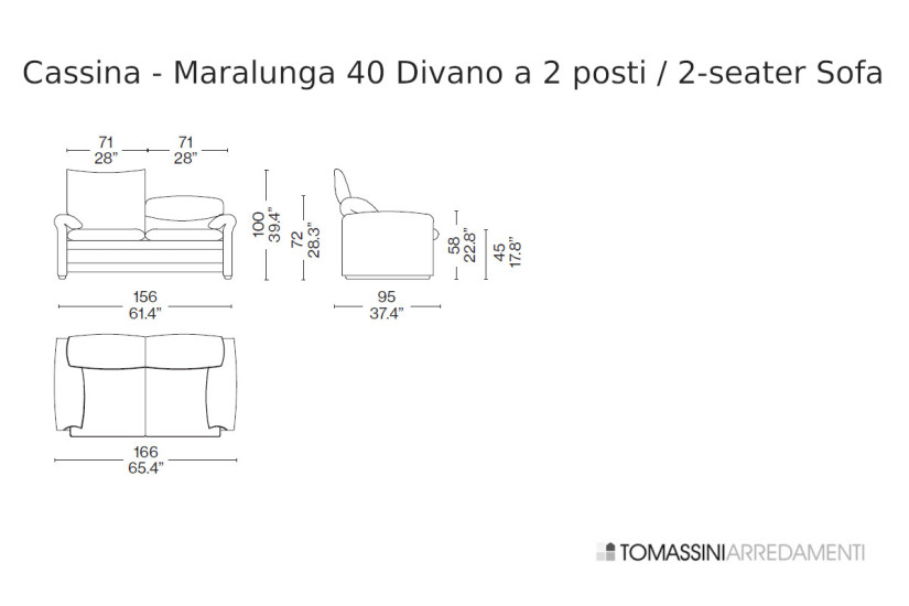 Canapé Maralunga 40 Cassina - 8