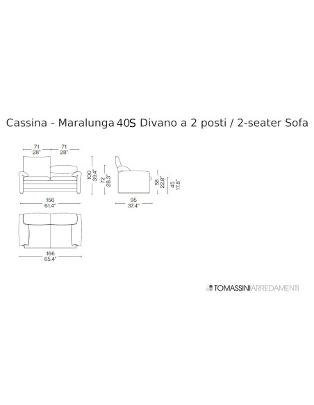 Maralunga 40S Sofa Cassina - 4