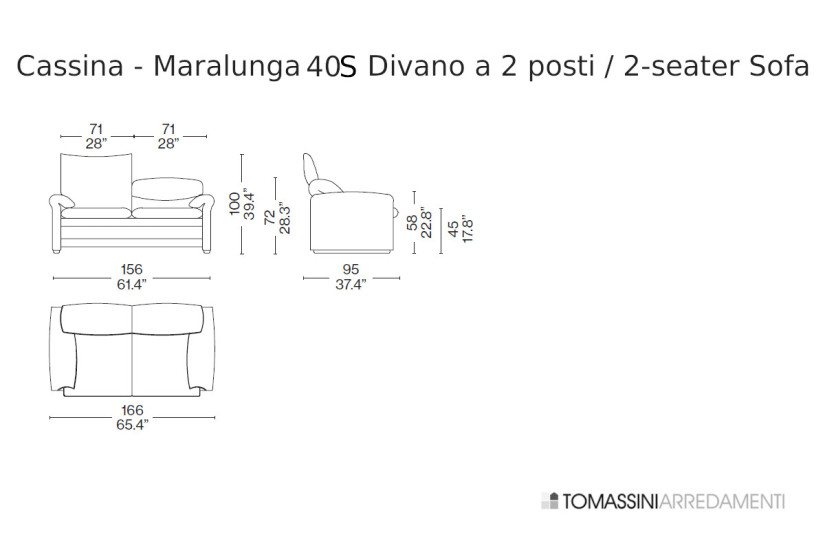 Maralunga 40S Sofa Cassina - 4