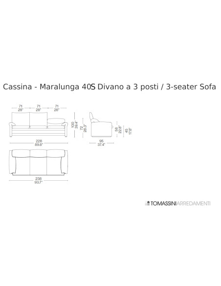 Divano Maralunga 40S Cassina - 5
