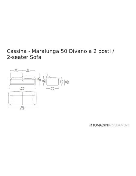 Maralunga 50 Sofa Cassina - 6