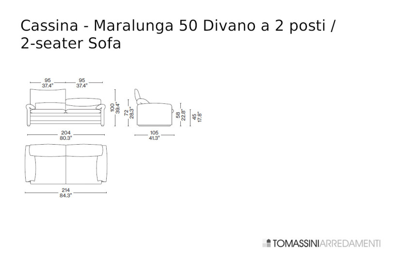 Maralunga 50 Sofa Cassina - 6