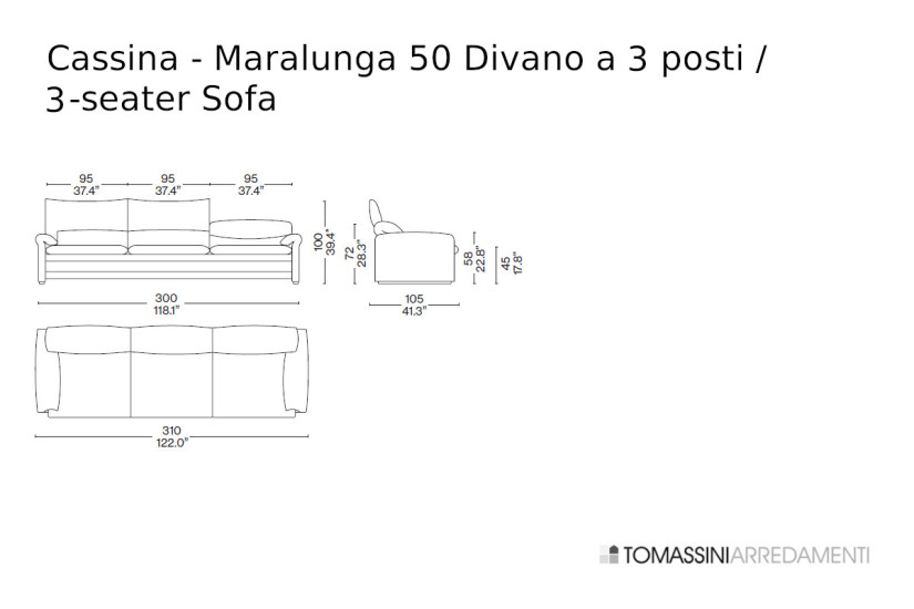 Canapé Maralunga 50 Cassina - 7