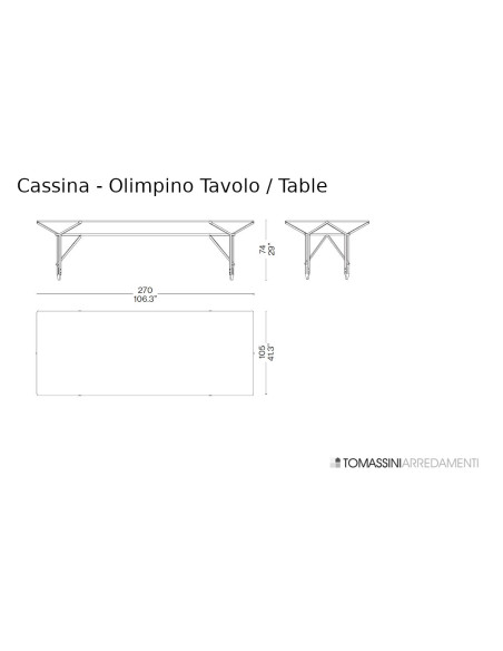 Table Olimpino Cassina - 5