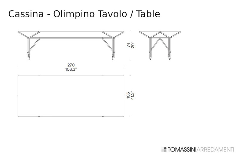 Table Olimpino Cassina - 5